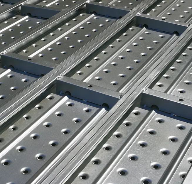 Galvanized Scaffolding Metal Plank Working Platform Construction