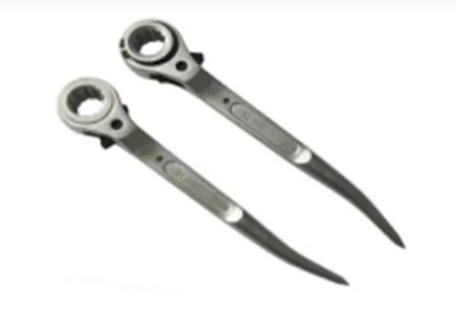 Nickled Galvanized Phosphated Ratchet Spanners Scaffolding Installation