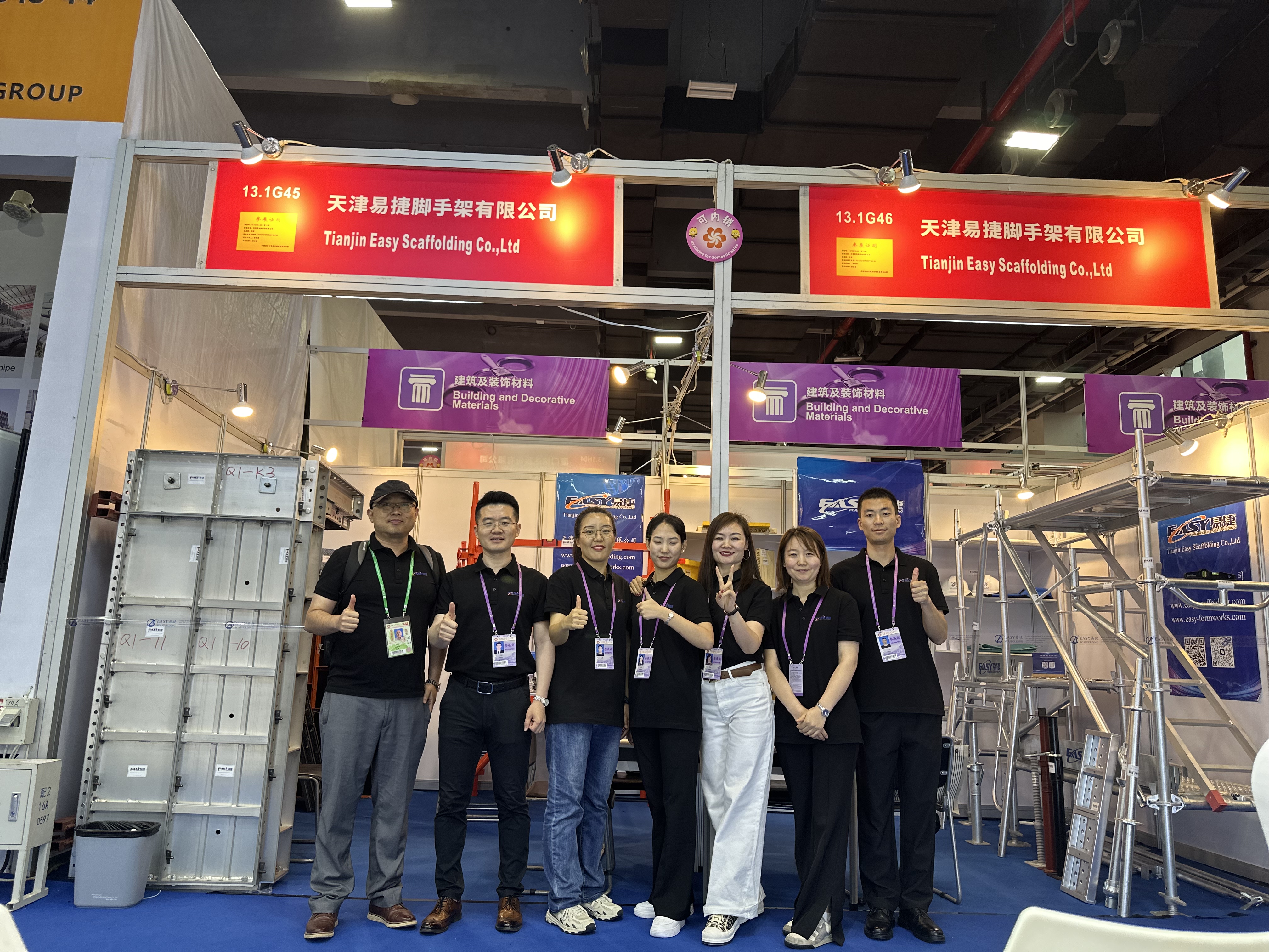 Successful Participation of Tianjin Easy Scaffolding at The 135th Canton Fair