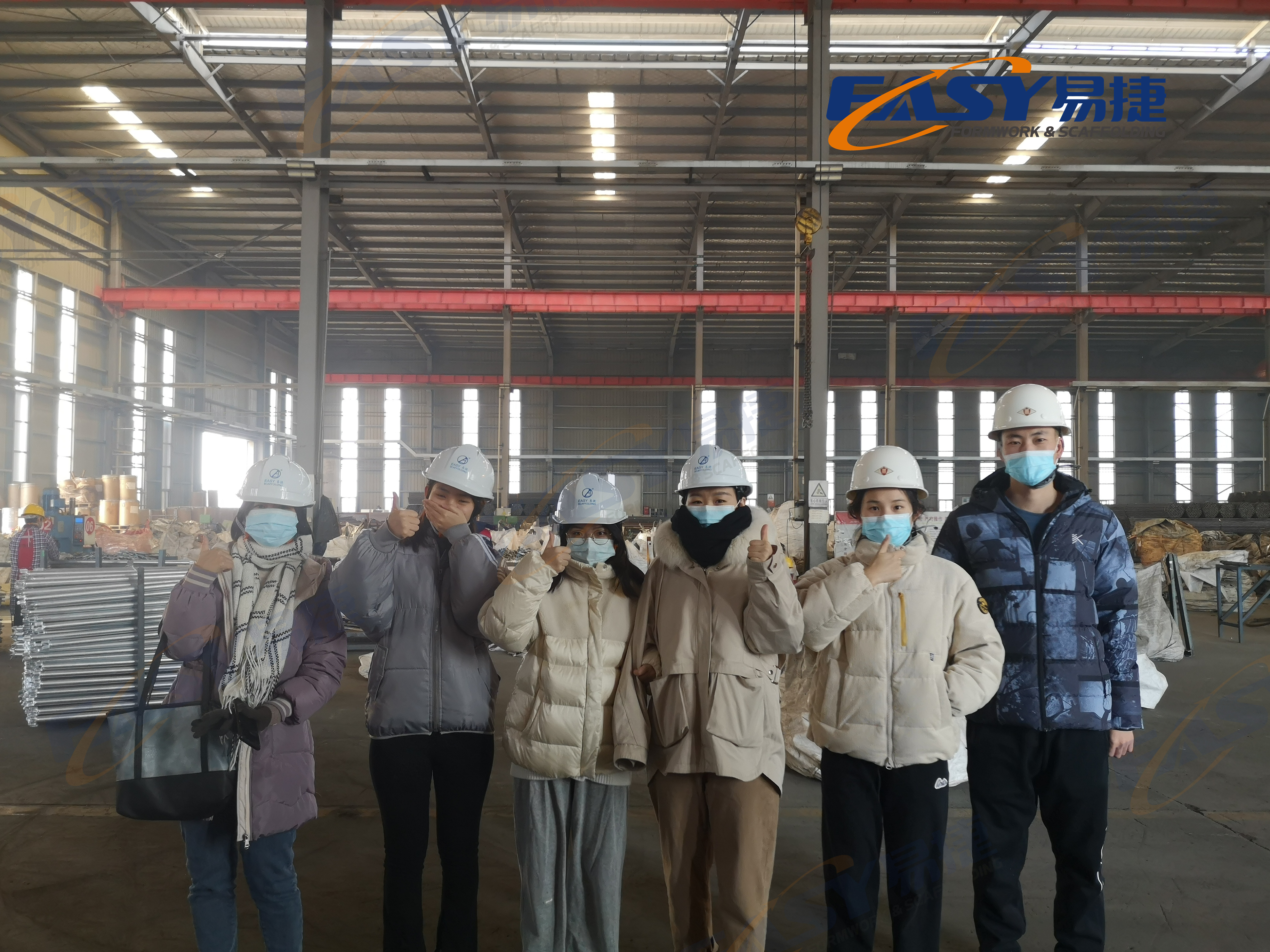 2.Learnig in our Ringlock scaffolding factory (1)