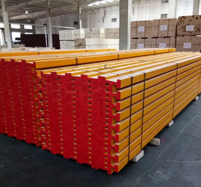 Yellow Waterproof Painted H20 Beam Formwork Construction