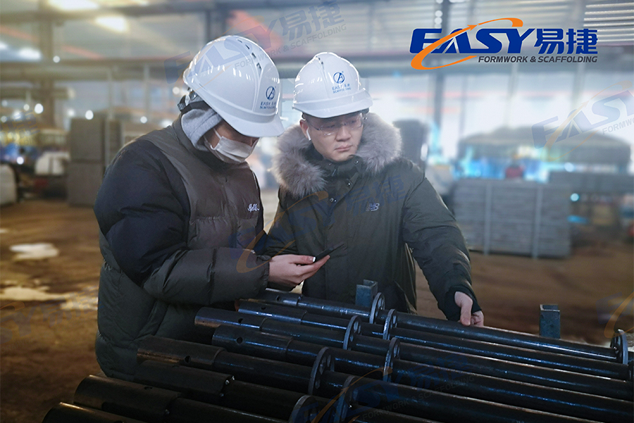 Ringlock scaffolding factory online inspection