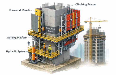 self climbing formwork