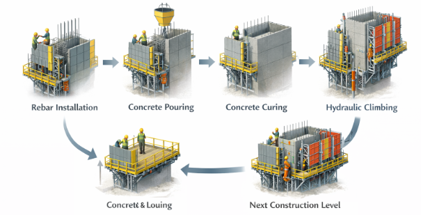 self climbing formwork