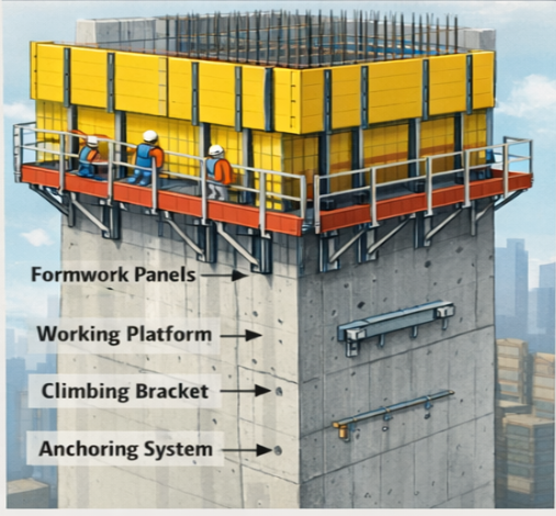 self climbing formwork